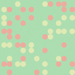 Abstract Color Halftone Dots generative art background illustration