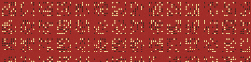 Abstract Color Halftone Dots generative art background illustration