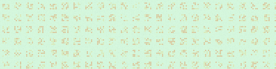 Abstract Color Halftone Dots generative art background illustration