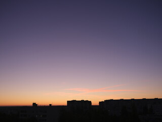 Fototapeta premium sunset over city