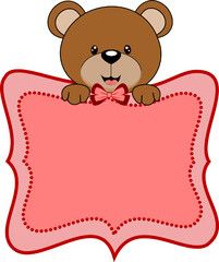 Fototapeta premium bear for girls