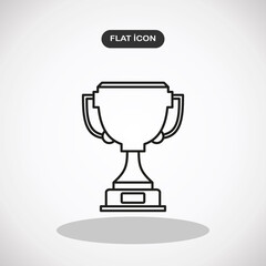 gold cup trophy Icon - cup prize icon - winner icon - award first place icon