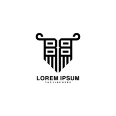 BB Letter Logo Design Vector