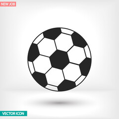 Fototapeta premium Soccer ball vector icon , lorem ipsum Flat design