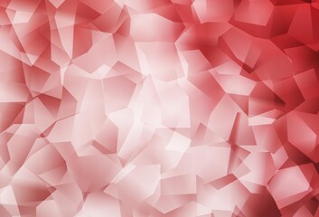 Light Pink vector triangle mosaic background.