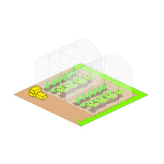 Greenhouses for growing crops to control the quality of plants.