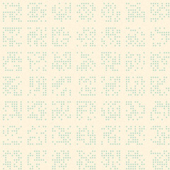 Abstract Color Halftone Dots generative art background illustration