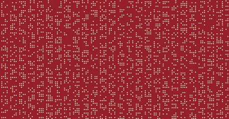 Abstract Color Halftone Dots generative art background illustration