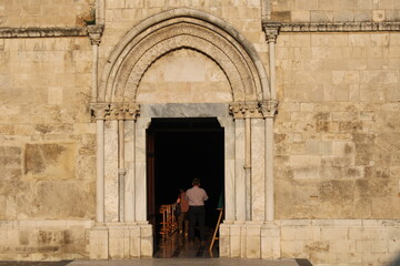 historical buildings in vasto city in abruzzo region of itlaly