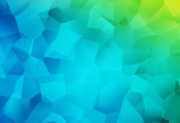 Light Blue, Green vector texture with abstract forms.