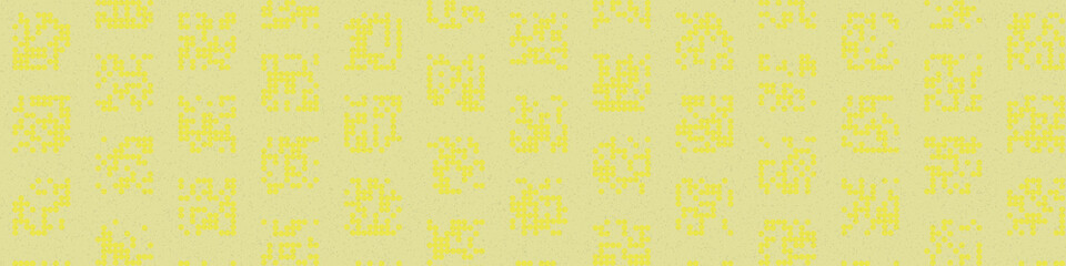 Abstract Color Halftone Dots generative art background illustration