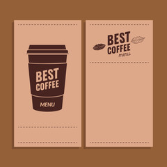 best coffee mug on papers frames vector design