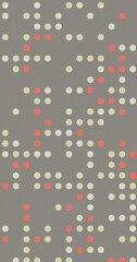 Abstract Color Halftone Dots generative art background illustration