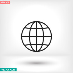 World Vector icon design World 10 eps illustration
