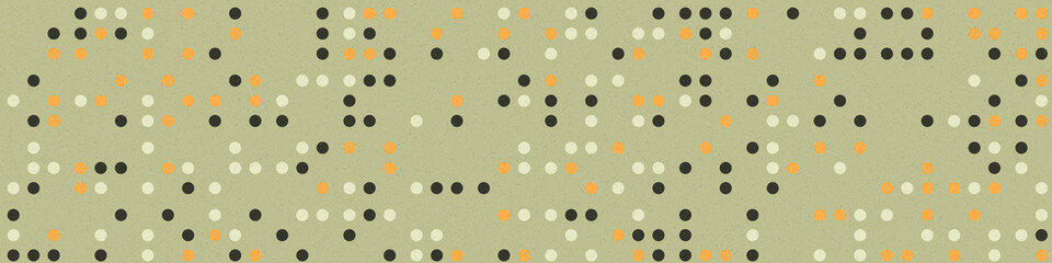 Abstract Color Halftone Dots generative art background illustration