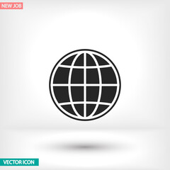 World Vector icon design World 10 eps illustration