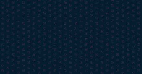 Abstract Color Halftone Dots generative art background illustration