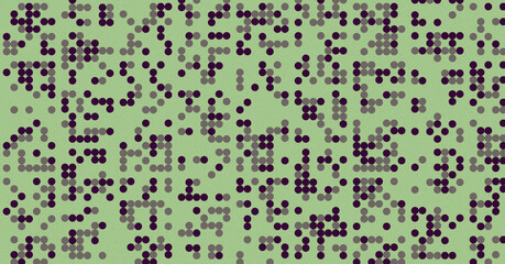 Abstract Color Halftone Dots generative art background illustration