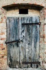 Old wooden door