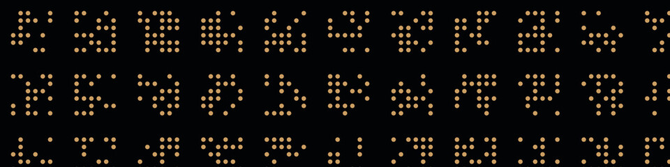 Abstract Color Halftone Dots generative art background illustration
