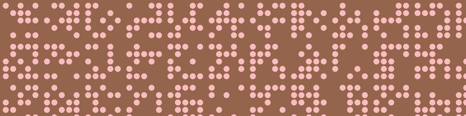 Abstract Color Halftone Dots generative art background illustration