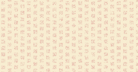 Abstract Color Halftone Dots generative art background illustration