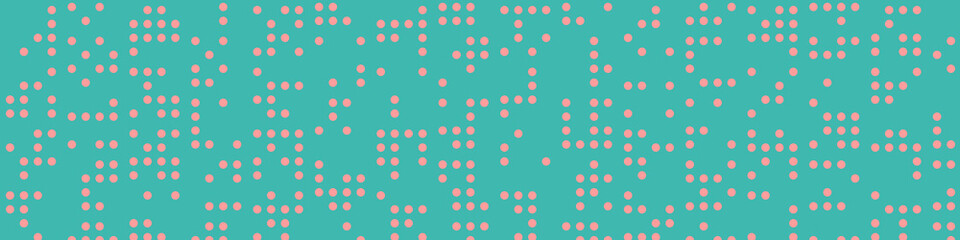 Abstract Color Halftone Dots generative art background illustration