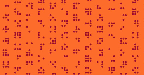 Abstract Color Halftone Dots generative art background illustration