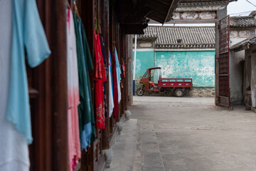 February 2019. Bai village of Zoucheng, which produces batik.