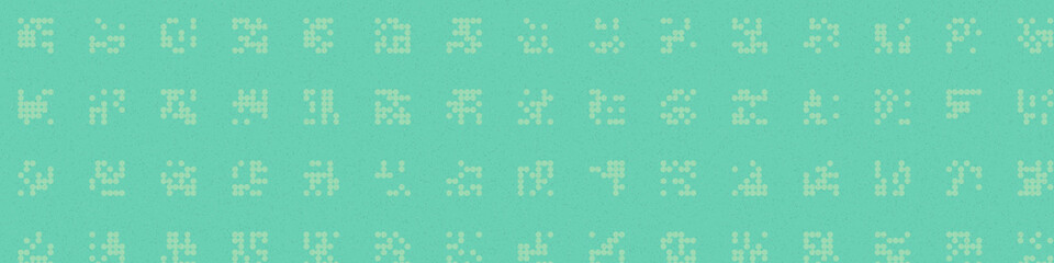 Abstract Color Halftone Dots generative art background illustration