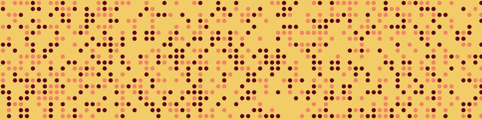 Abstract Color Halftone Dots generative art background illustration