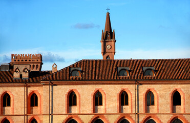 The castle of Pollenzo is one of the Savoy residences recognized by UNESCO in the system of castles...
