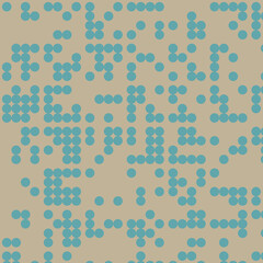 Abstract Color Halftone Dots generative art background illustration