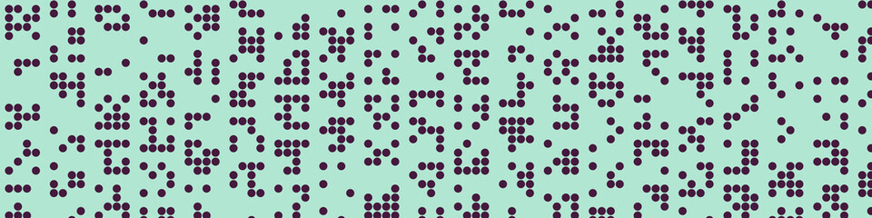 Abstract Color Halftone Dots generative art background illustration