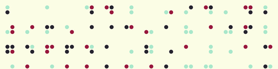 Abstract Color Halftone Dots generative art background illustration