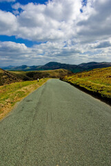 Scenic Landscape Rift Valley Long Mynd Shropshire England UK