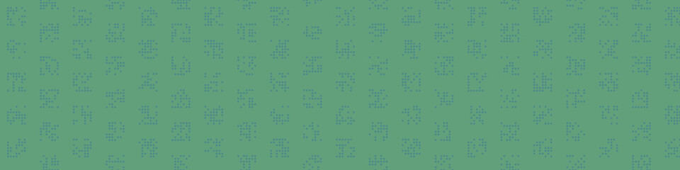 Abstract Color Halftone Dots generative art background illustration