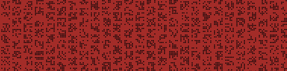 Abstract Color Halftone Dots generative art background illustration