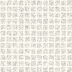 Abstract Color Halftone Dots generative art background illustration