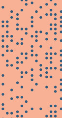 Abstract Color Halftone Dots generative art background illustration