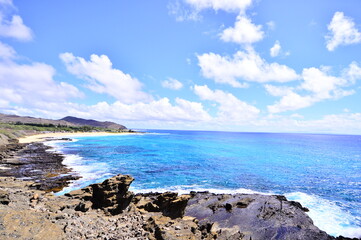 Fototapeta na wymiar ハワイの海 ocean of Hawaii