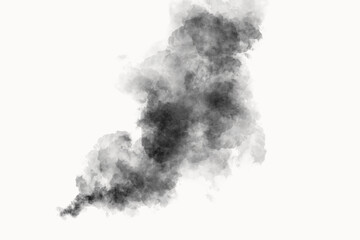 smoke on black background © Tongsai Tongjan
