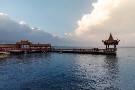 February 2019. Erhai Or Er Lake Is An Alpine Fault Lake In Yunnan Province