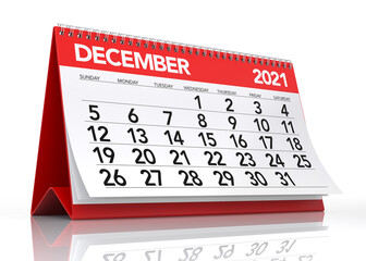 December 2021 Calendar