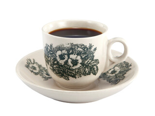 Kopi is a type of traditional coffee local to Singapore and Malaysia. It is a highly caffeinated black coffee served with milk and sugar.