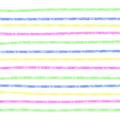 Colorful paint brush strokes on white background.