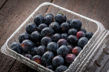 Blueberries from organic frozen cultivation and ready to be consumed