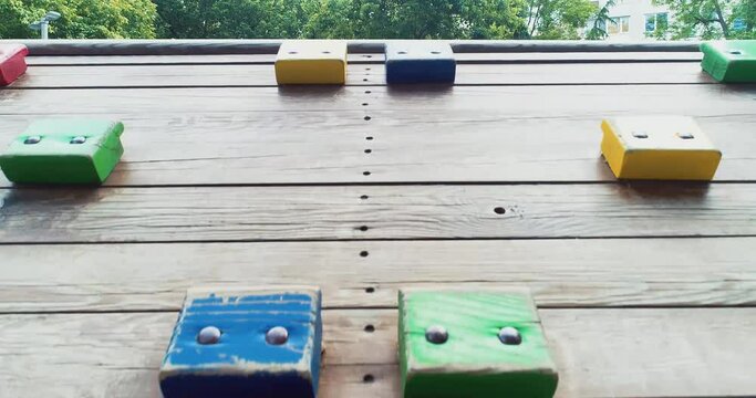 Empty playground in Kadikoy, Moda, Istanbul city, Turkey, during Covid-19 Coronavirus outbreak
