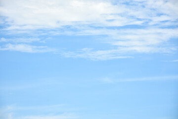 blue sky with clouds