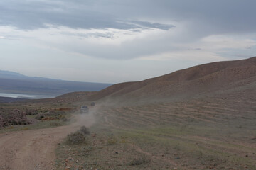 Fototapeta na wymiar Offroad trip to Assy plateau. Turgen. Kazakhstan